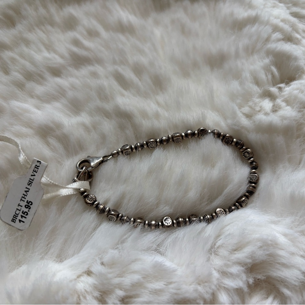 Thai Silver Beaded Bracelet